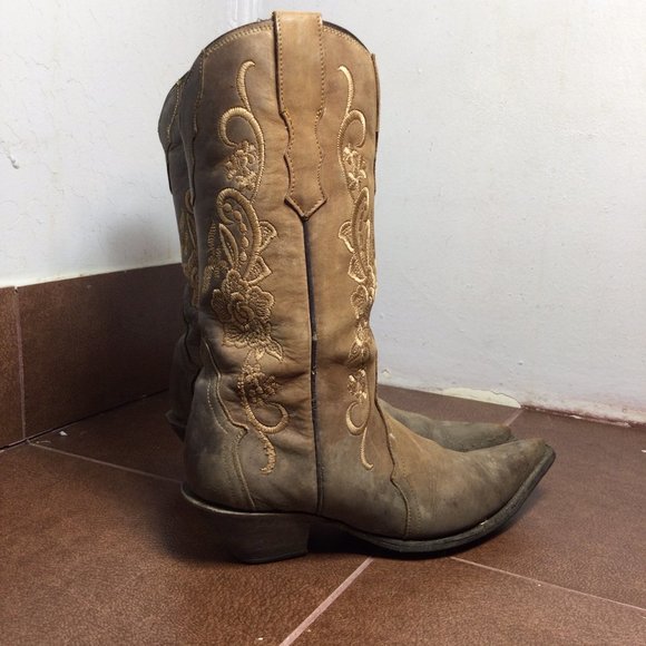 Rudel 90s women  leather cowboy boots - Picture 8 of 10